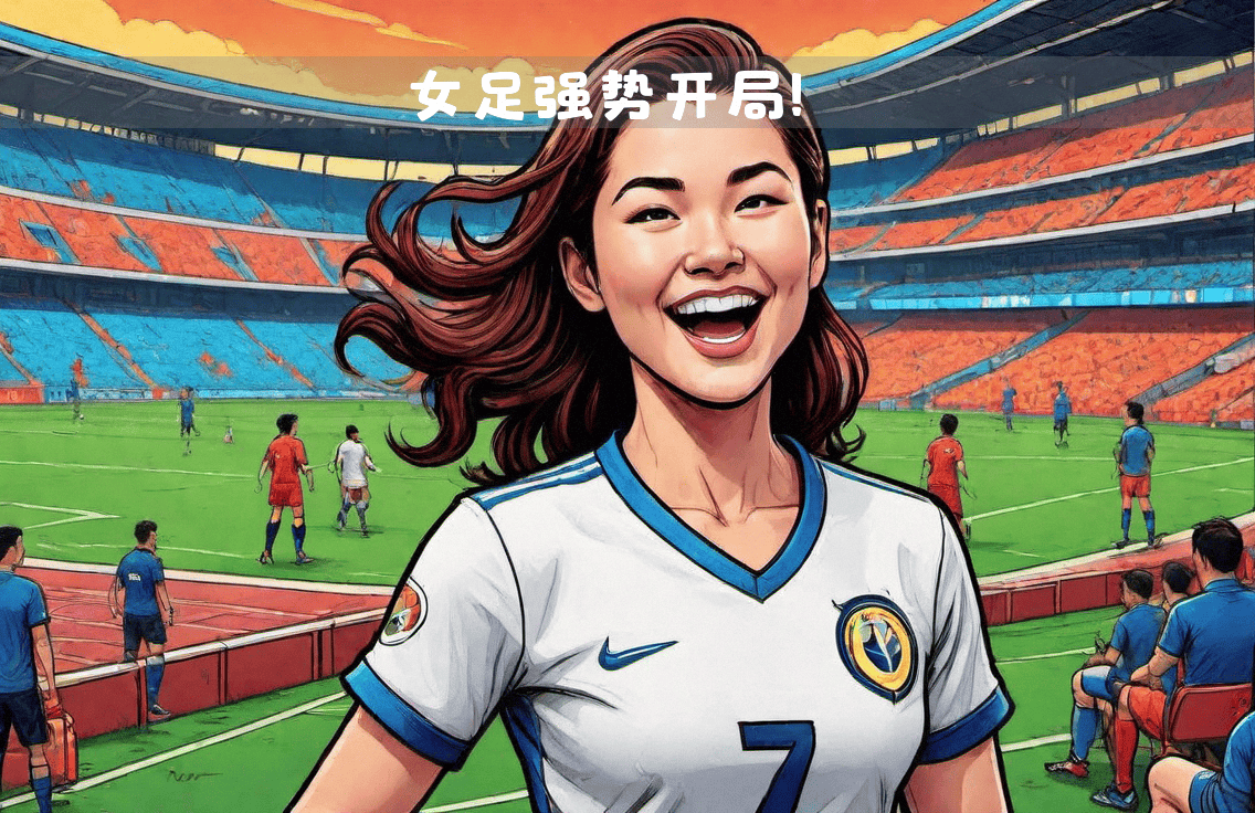 女足国家队大放异彩，夺得领先积分